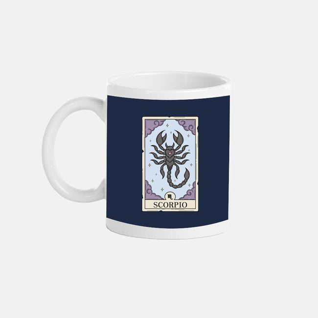 Scorpio Card-None-Mug-Drinkware-Maria