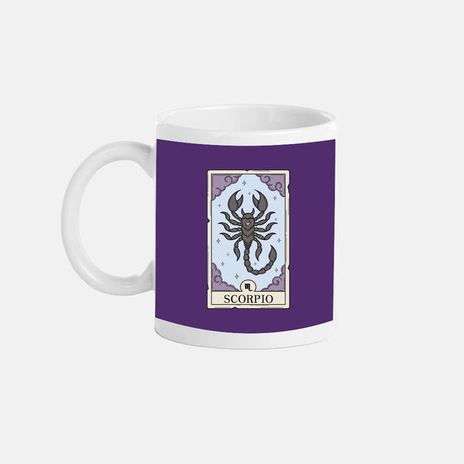 Scorpio Card-None-Mug-Drinkware-Maria