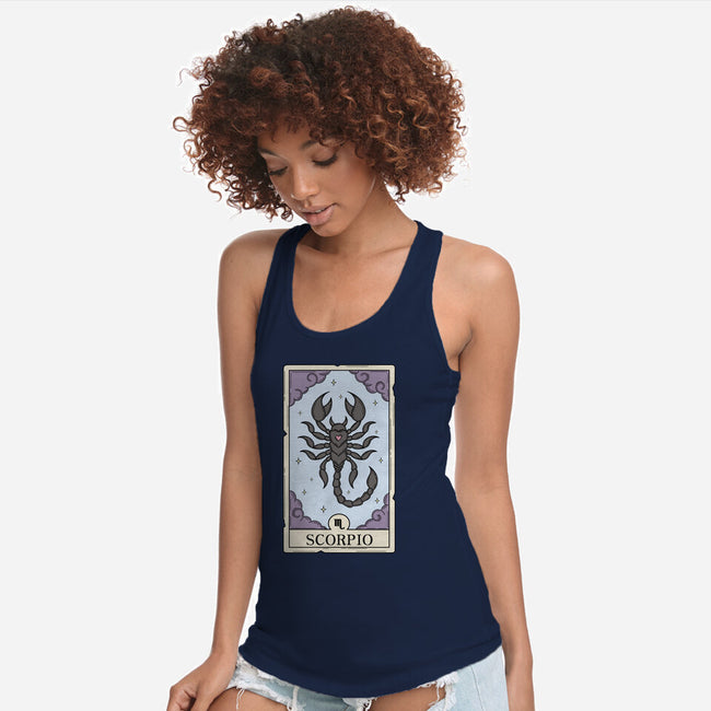 Scorpio Card-Womens-Racerback-Tank-Maria