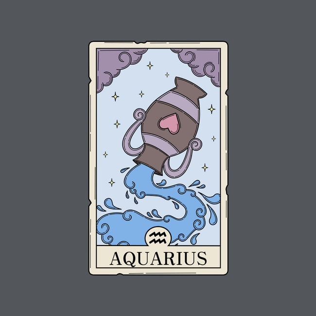 Aquarius Card-None-Removable Cover w Insert-Throw Pillow-Maria