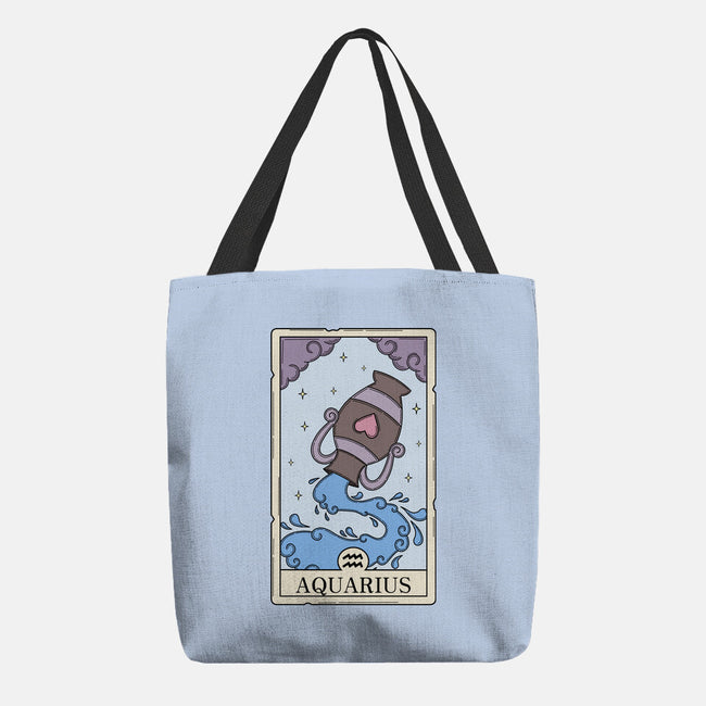 Aquarius Card-None-Basic Tote-Bag-Maria