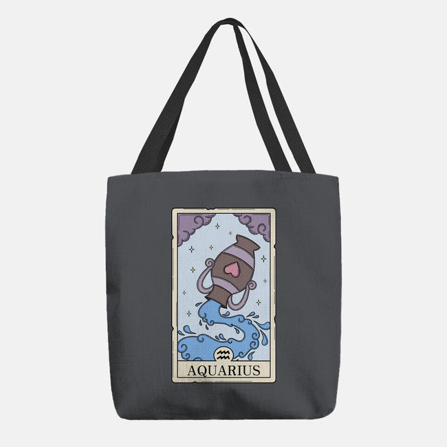 Aquarius Card-None-Basic Tote-Bag-Maria