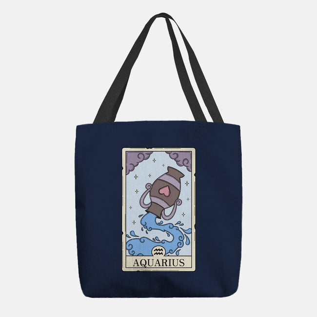 Aquarius Card-None-Basic Tote-Bag-Maria