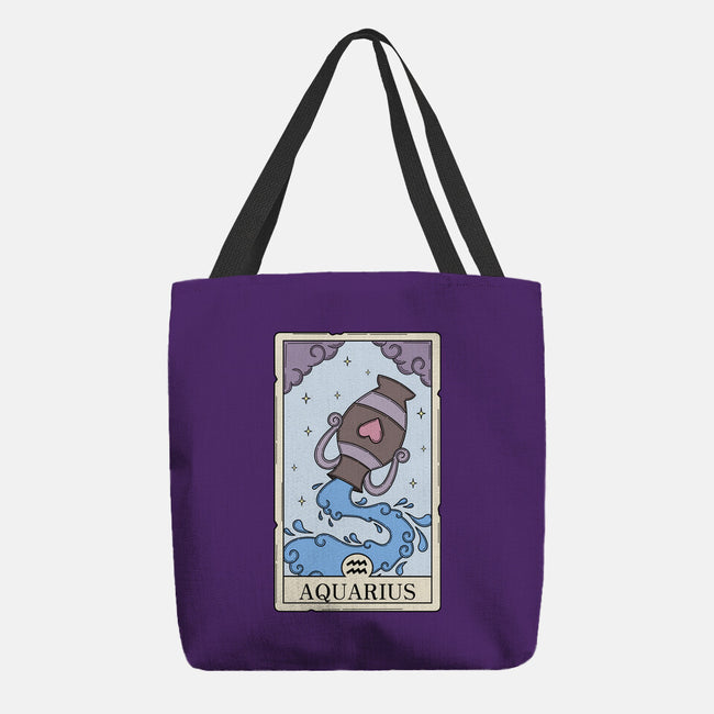 Aquarius Card-None-Basic Tote-Bag-Maria