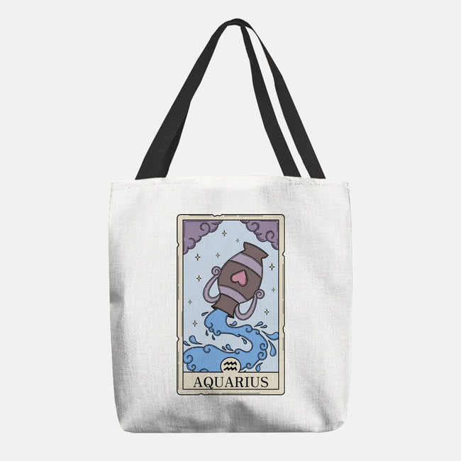 Aquarius Card-None-Basic Tote-Bag-Maria