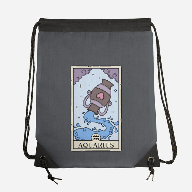 Aquarius Card-None-Drawstring-Bag-Maria