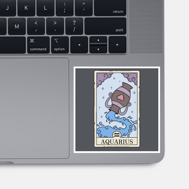 Aquarius Card-None-Glossy-Sticker-Maria