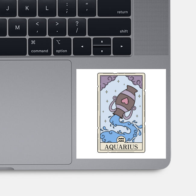 Aquarius Card-None-Glossy-Sticker-Maria