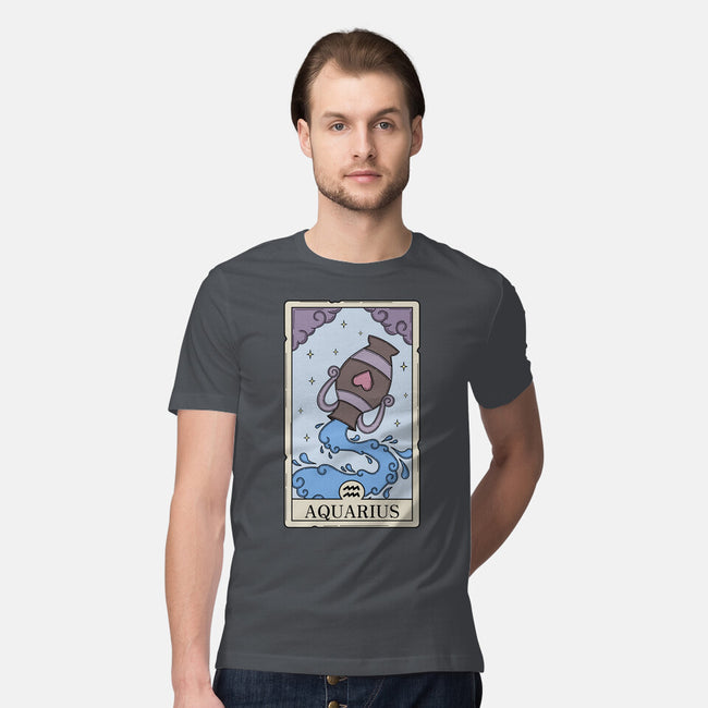 Aquarius Card-Mens-Premium-Tee-Maria
