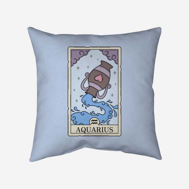 Aquarius Card-None-Removable Cover w Insert-Throw Pillow-Maria
