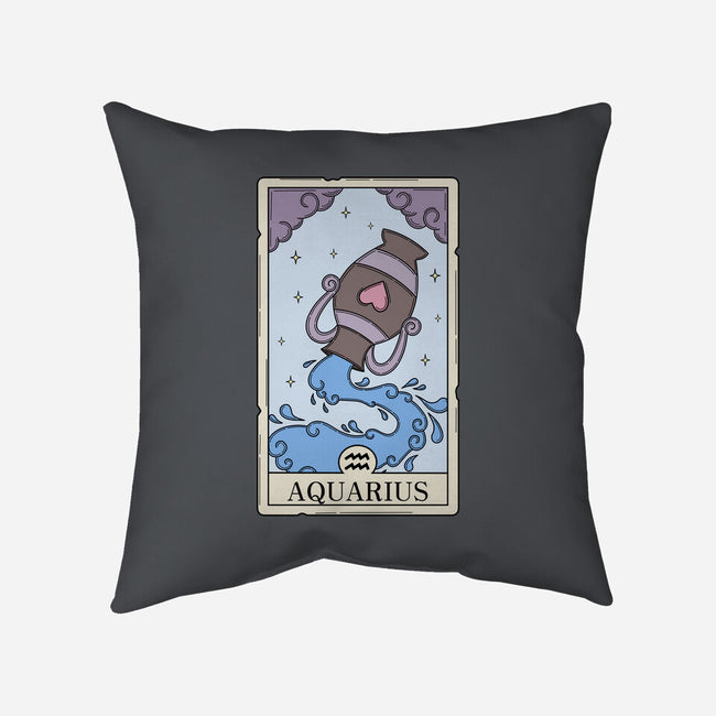 Aquarius Card-None-Removable Cover w Insert-Throw Pillow-Maria