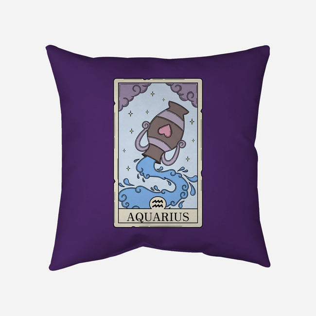 Aquarius Card-None-Removable Cover w Insert-Throw Pillow-Maria