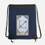 Sagittarius Card-None-Drawstring-Bag-Maria
