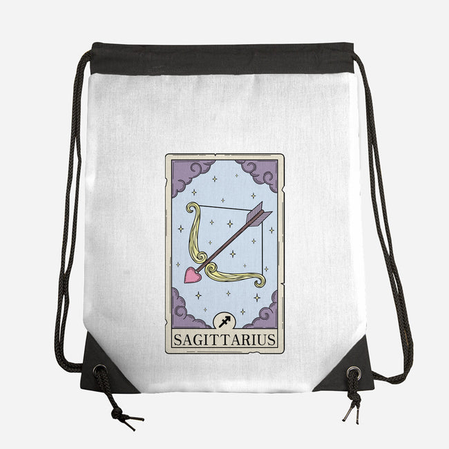 Sagittarius Card-None-Drawstring-Bag-Maria