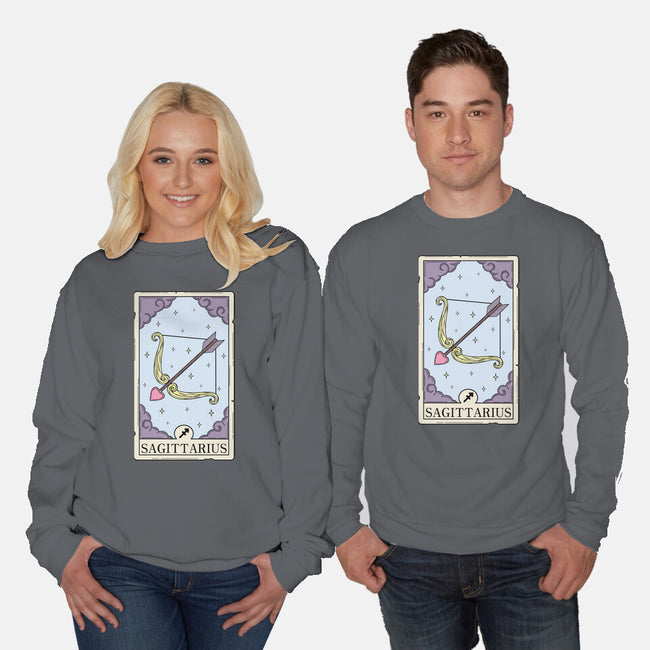 Sagittarius Card-Unisex-Crew Neck-Sweatshirt-Maria