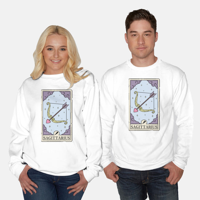 Sagittarius Card-Unisex-Crew Neck-Sweatshirt-Maria