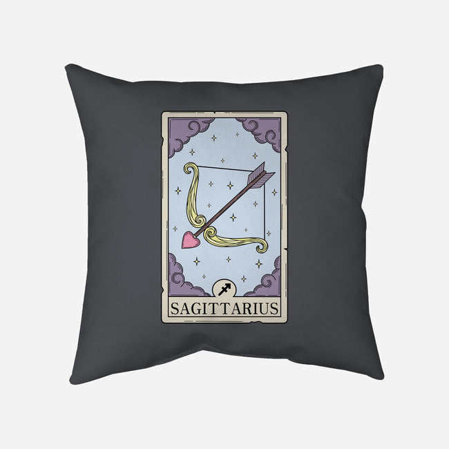 Sagittarius Card-None-Removable Cover w Insert-Throw Pillow-Maria