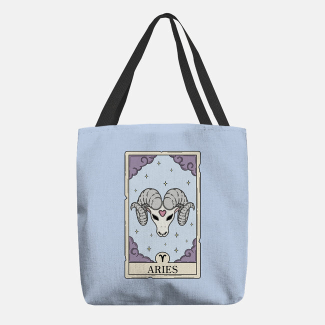Aries Card-None-Basic Tote-Bag-Maria