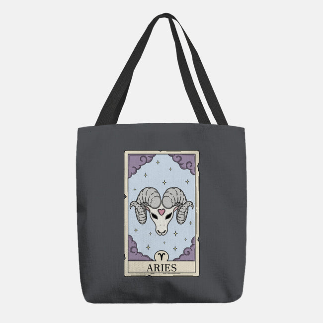 Aries Card-None-Basic Tote-Bag-Maria