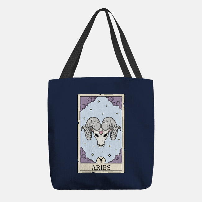 Aries Card-None-Basic Tote-Bag-Maria