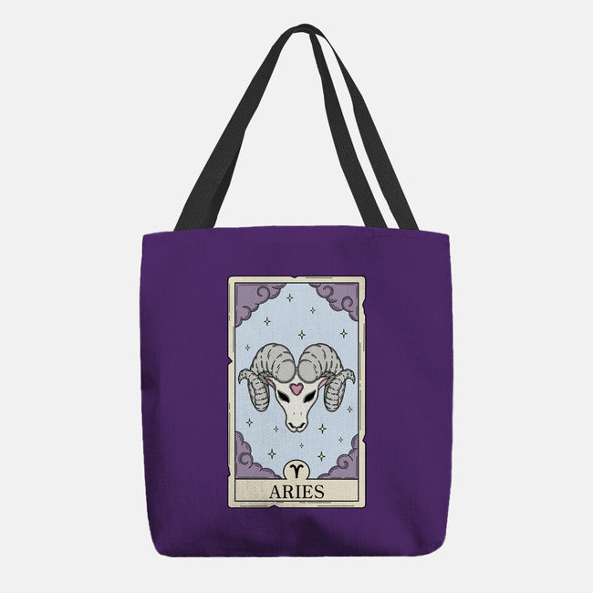 Aries Card-None-Basic Tote-Bag-Maria