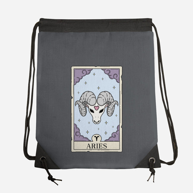 Aries Card-None-Drawstring-Bag-Maria