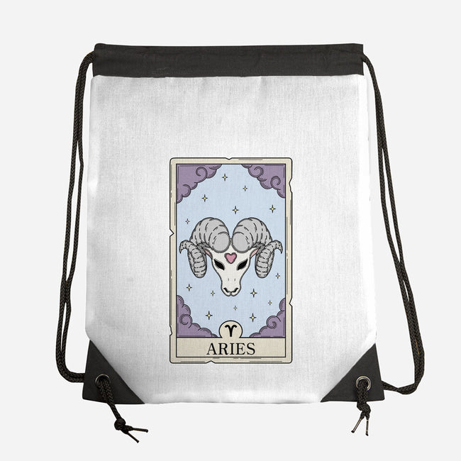 Aries Card-None-Drawstring-Bag-Maria