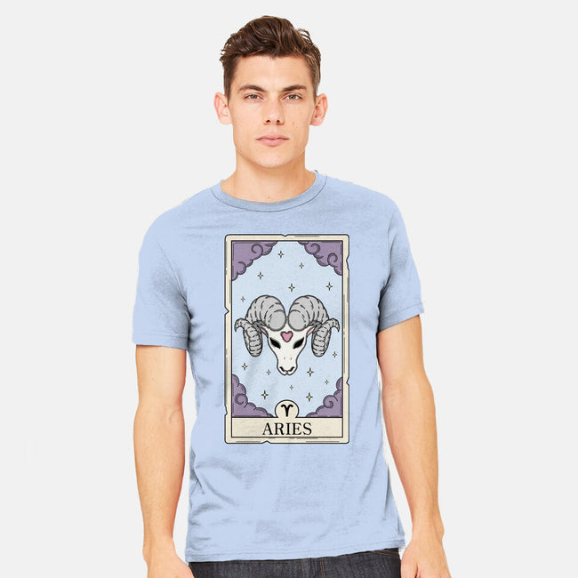 Aries Card-Mens-Heavyweight-Tee-Maria