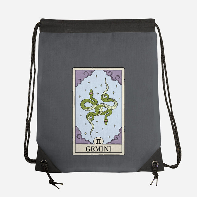 Gemini Card-None-Drawstring-Bag-Maria