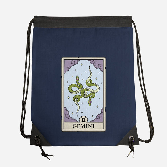 Gemini Card-None-Drawstring-Bag-Maria