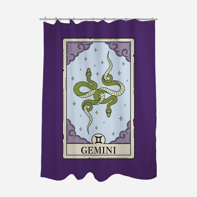 Gemini Card-None-Polyester-Shower Curtain-Maria