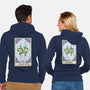 Gemini Card-Unisex-Zip-Up-Sweatshirt-Maria