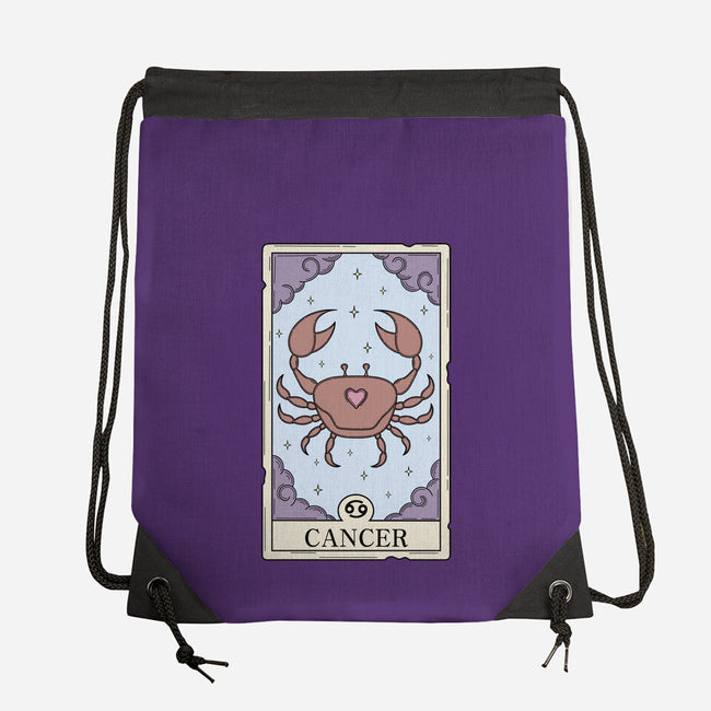 Cancer Card-None-Drawstring-Bag-Maria