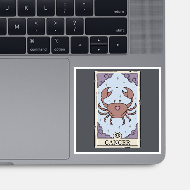 Cancer Card-None-Glossy-Sticker-Maria