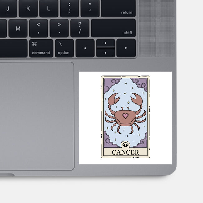 Cancer Card-None-Glossy-Sticker-Maria