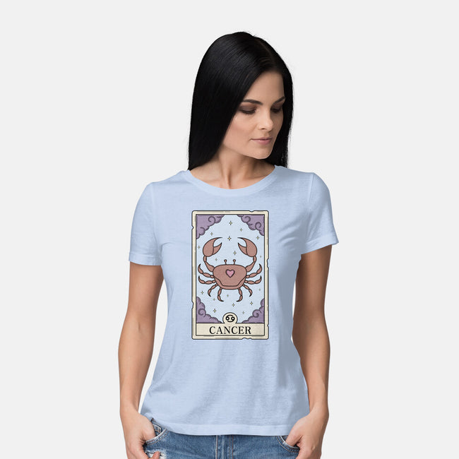 Cancer Card-Womens-Basic-Tee-Maria