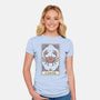 Cancer Card-Womens-Fitted-Tee-Maria