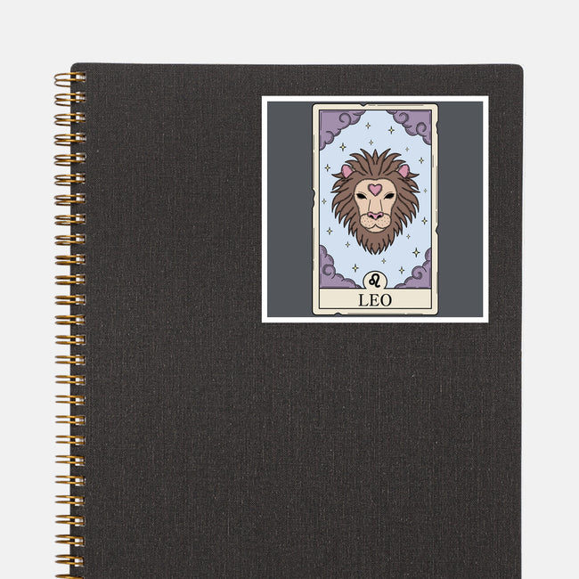 Leo Card-None-Glossy-Sticker-Maria
