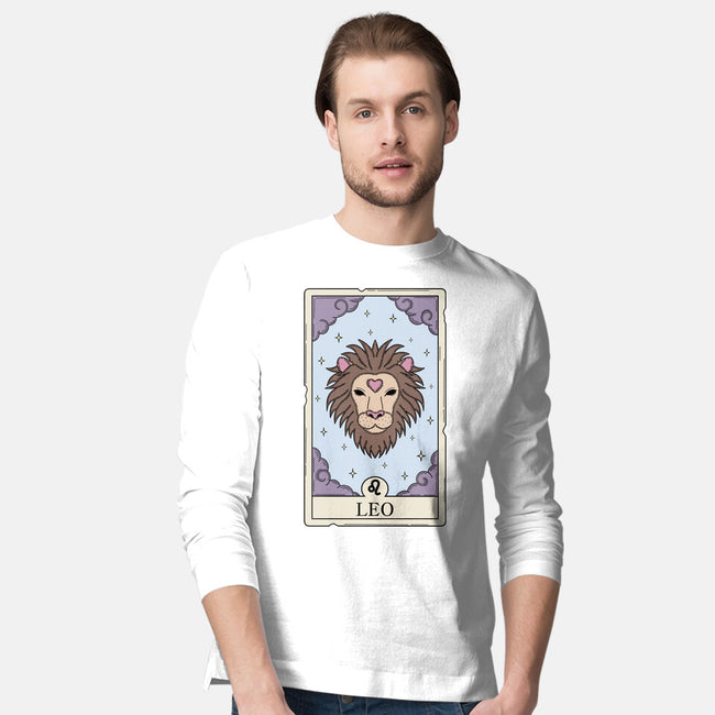 Leo Card-Mens-Long Sleeved-Tee-Maria