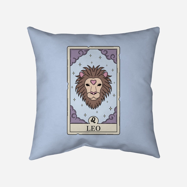 Leo Card-None-Removable Cover w Insert-Throw Pillow-Maria