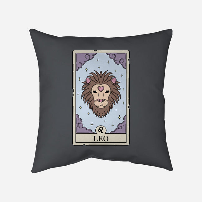 Leo Card-None-Removable Cover w Insert-Throw Pillow-Maria