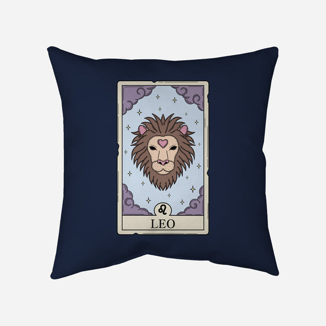 Leo Card-None-Removable Cover w Insert-Throw Pillow-Maria