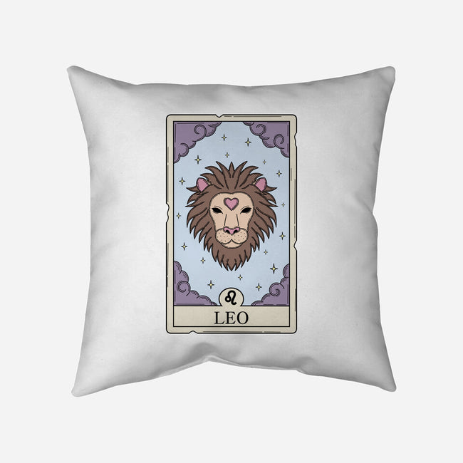 Leo Card-None-Removable Cover w Insert-Throw Pillow-Maria