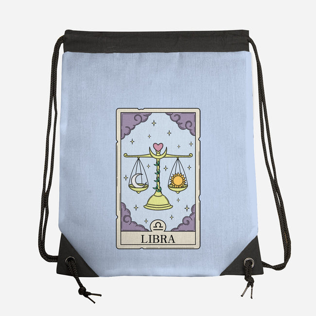 Libra Card-None-Drawstring-Bag-Maria