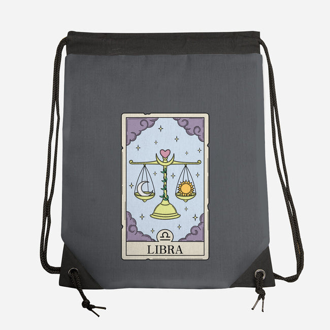 Libra Card-None-Drawstring-Bag-Maria