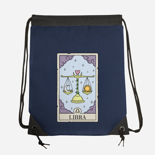 Libra Card-None-Drawstring-Bag-Maria