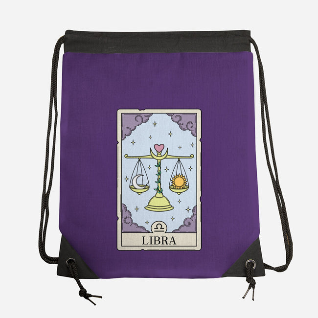 Libra Card-None-Drawstring-Bag-Maria