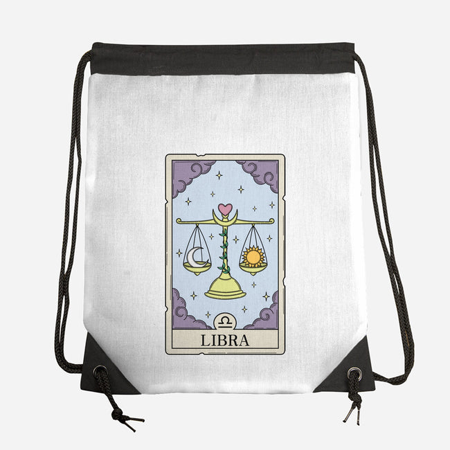 Libra Card-None-Drawstring-Bag-Maria