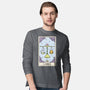 Libra Card-Mens-Long Sleeved-Tee-Maria