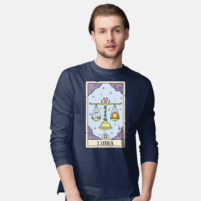 Libra Card-Mens-Long Sleeved-Tee-Maria